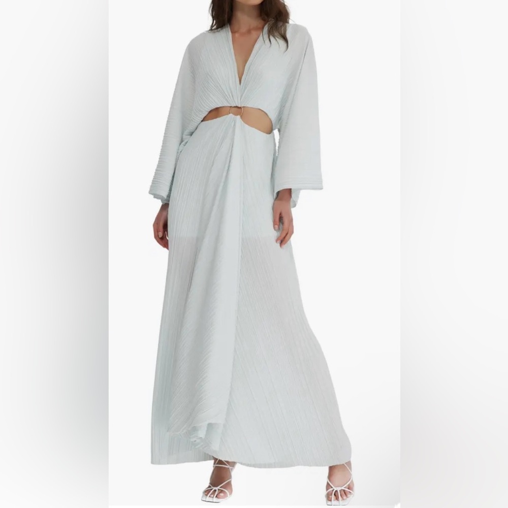 Significant Other Akila Plissé Cut-Out Maxi Dress Size 6 NWT - Picture 2 of 9